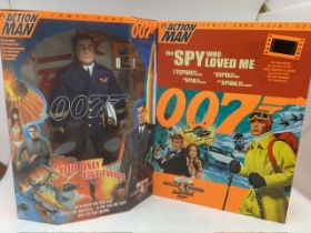 Hasbro Action Man 007 James Bond series issued 1999, to include The spy who loved me Ski set