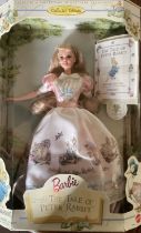 Mattel Barbie doll ; The Tale of Peter Rabbit boxed unopened old shop stock doll-Its the rose pink
