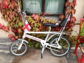 Raleigh vintage 2006 England edition Chopper bicycle; used condition and requires restorative work