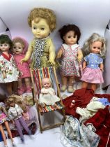 Vintage Rosebud Palitoy Pedigree etc and french vinyl dolls largely 1960s with Faerie glen