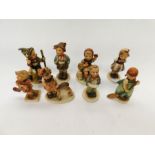 Goebel/MJ Hummel - A collection of various figurines; all children to include; Which Hand?,
