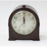 Smiths - An Art Deco style bakelite cased "Smith Sectric" Made in England clock, untested.