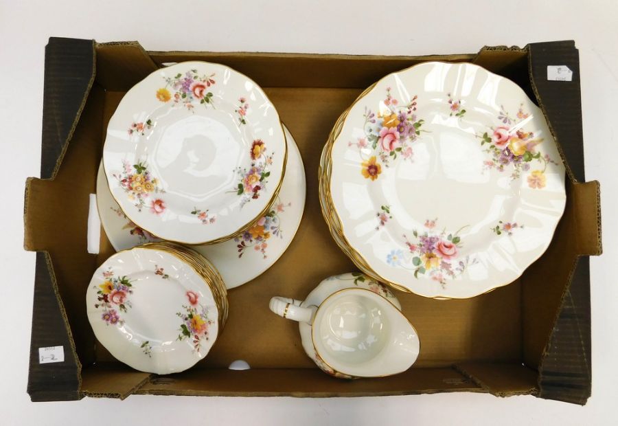 Royal Crown Derby - A large dinner/tea service in the "Posies" pattern. To include plates, tureen, - Image 2 of 3