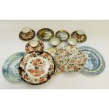 Collection of China and Porcelain i.e 18th C blue & white Chinese export plate, 19th C plates, early