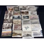 Collection of WWI Interest post cards with others.