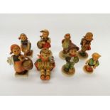 Goebel/MJ Hummel - A collection of various figurines; all children to include; Little Helper, Little