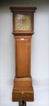 Isaac Goddard of London 8-day longcase clock with 12" brass dial with subsidiary seconds,