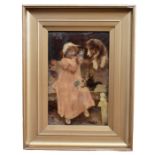 A crystoleum signed print by Arthur J Elsley by C.W.F. & Co Ltd No. 95