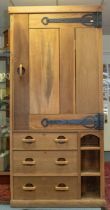 Barry Parker and Raymond Unwin - A 20th Century Arts and Crafts style pine gentleman's vanity