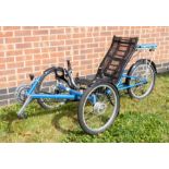 ICT T recumbent trike, very good condition, adjustable with instructions and tools