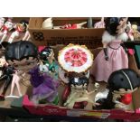 A collection of six Betty Boop figures, to include a merry-go-round