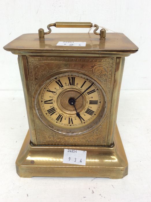 Four mantel clocks: 1. Bentima torsion or 400-day clock; 2. Smiths Enfield two-train mantel clock; - Image 6 of 7