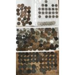 Collection of British and World Coins includes a quantity of George III Penny’s and Halfpenny’s,