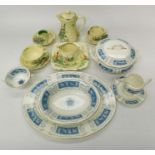 A mixed collection of ceramics to include; a part Coalport "Revelry" patterned dinner service