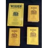 Four Wisden books, 1963-82, 1980-81, 1990