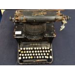A Yost Light Running Typewriter, No. 20 made in Long Island, NY (USA) Qwerty keyboard