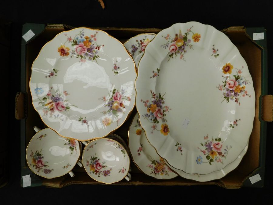 A large collection of Royal Crown Derby 'Posies' pattern ceramics to include; tea cups and - Image 2 of 3