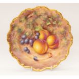 John Freeman for Royal Worcester - A 2nd half of 20th Century porcelain plate, painted with a