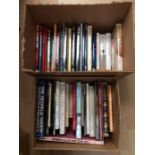 A collection of books relating to theatre, dance and entertainment. 2 boxes.