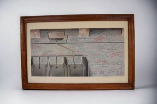 Tony McSweeney, a framed artist signed colour print entitled Toilets, signed bottom right