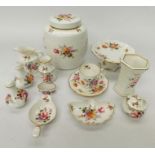 A collection of mixed Royal Crown Derby ceramics, to include mostly 'Derby Posies' including Tea