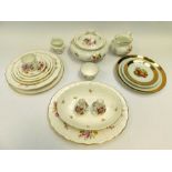 Royal Crown Derby - A large dinner/tea service in the "Posies" pattern. To include plates, tureen,