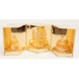 Lalique Perfumes - A modern hexagonal shaped boxed set of "Les Introuvables"/"The Ultimate