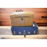 Two early to mid 20th century travel trunks.