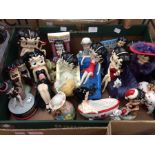 A large collection of Betty Boop figures, all different styles.