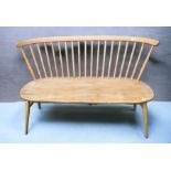 Light oak Ercol type settee