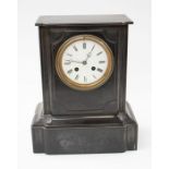 Victorian slate mantel clock