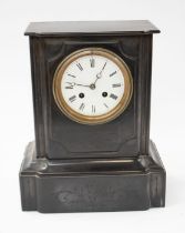 Victorian slate mantel clock