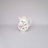 A Worcester Sparrow Beak Jug, of Jacobite significance, painted with a rose and buds  Date: Circa