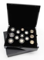 2021 Set of Thirteen Royal Mint Proof Coins, limited Mintage of these coins