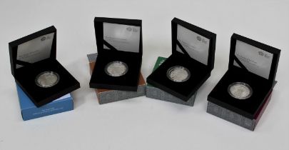 Set of four Tower of London coin collection, limited edition 400, including The White Tower infamous