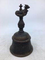 An Indian bronze bell. H:18cm