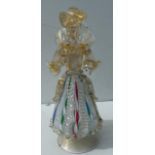 A Venetian glass figure