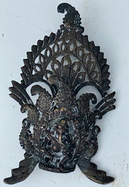 An 18th 19th cent bronze Ganesh figure