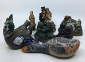 A collection of porcelain figures (9)