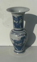 Large Chinese porcelainyen yen vase 20th cent