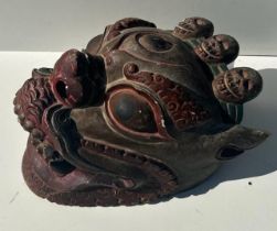 A large 19th cent Sino Tibetan mask