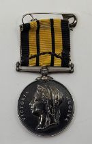 A Victoria Ashantee 1873-74 silver campaign medal, awarded Surgeon J Maturin, 1873-4. Further images