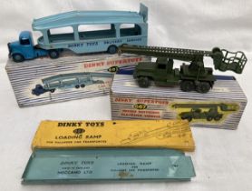 Dinky: A pair of boxed Dinky Supertoys to include: Pullmore Car Transporter with Detaching Loading