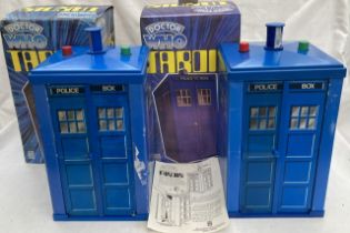 Doctor Who: A pair of original Doctor Who Tardis by Denys Fisher. 1970s. One is complete and had