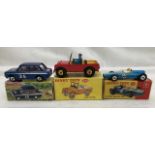 Dinky: A collection of three boxed Dinky Toys to comprise: Cooper Racing Car 240, good condition