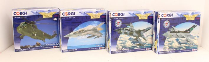 Corgi: A collection of four boxed Corgi: The Aviation Archive, to comprise: Westland Sea King HC.4