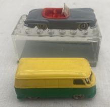 Lego: A pair of rare 1:87 Lego vehicles: Mercedes 190 SL with original Lego Garage, No. 266-2; and