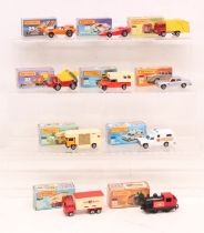 Matchbox: A collection of ten assorted boxed Matchbox 75 Series vehicles to comprise: Vantastic