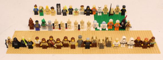 Star Wars: A collection of assorted Star Wars, Lego Minifigures, to comprise: Obi-Wan Kenobi, Anakin
