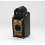 Coronet: A 1930s Coronet Midget 16mm subminiature film camera, Made by the Coronet Camera Co.
